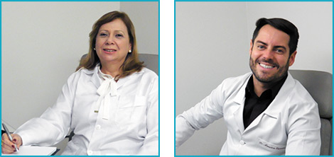 Dermatologistas Dra. Gisele Raguenet e Dr. Maurício Carneiro